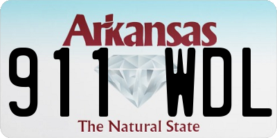 AR license plate 911WDL