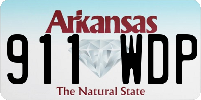 AR license plate 911WDP