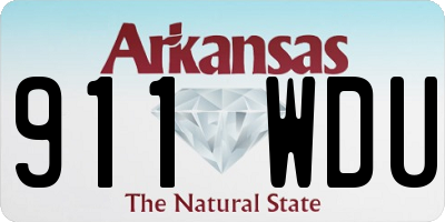 AR license plate 911WDU
