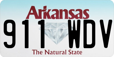 AR license plate 911WDV