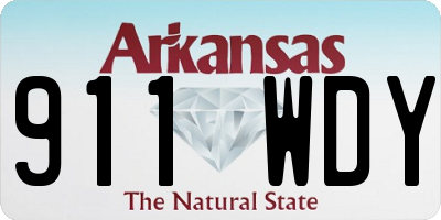 AR license plate 911WDY