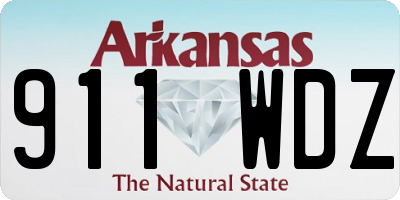 AR license plate 911WDZ