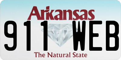 AR license plate 911WEB