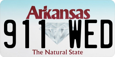 AR license plate 911WED