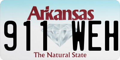AR license plate 911WEH