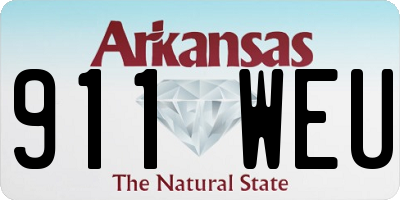 AR license plate 911WEU