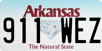 AR license plate 911WEZ