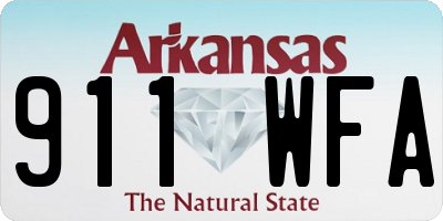 AR license plate 911WFA