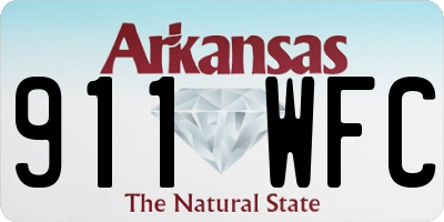 AR license plate 911WFC