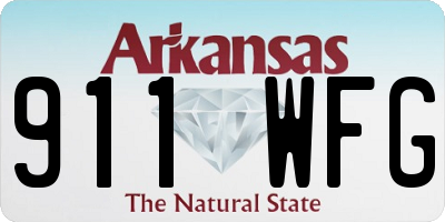 AR license plate 911WFG