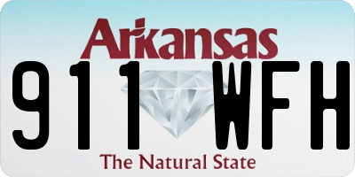 AR license plate 911WFH
