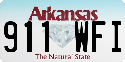 AR license plate 911WFI