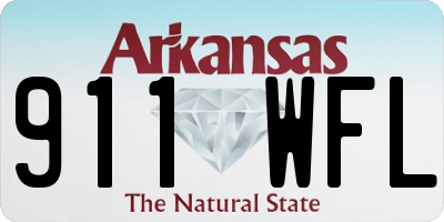 AR license plate 911WFL