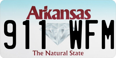 AR license plate 911WFM