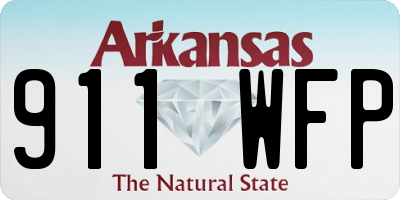 AR license plate 911WFP