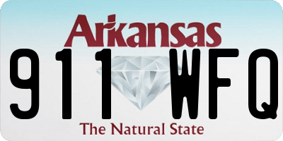 AR license plate 911WFQ