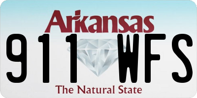 AR license plate 911WFS