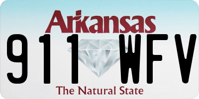 AR license plate 911WFV