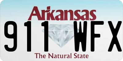 AR license plate 911WFX