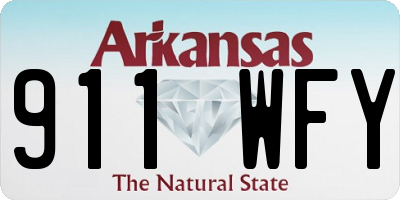 AR license plate 911WFY