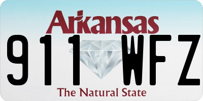 AR license plate 911WFZ