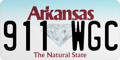 AR license plate 911WGC