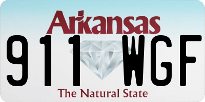AR license plate 911WGF