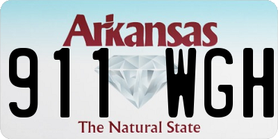 AR license plate 911WGH
