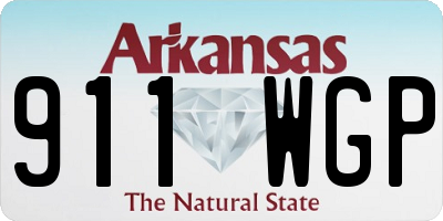AR license plate 911WGP