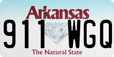 AR license plate 911WGQ