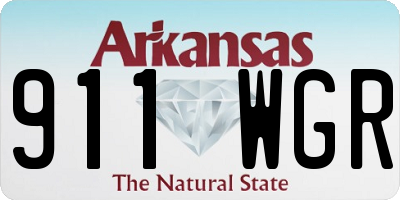 AR license plate 911WGR