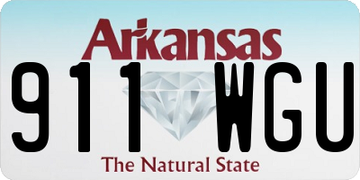 AR license plate 911WGU