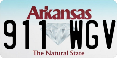 AR license plate 911WGV