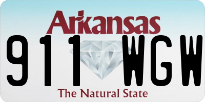 AR license plate 911WGW