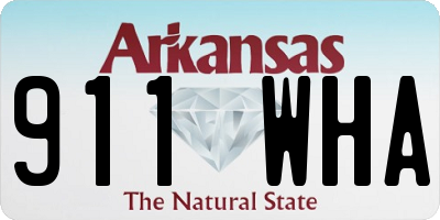 AR license plate 911WHA