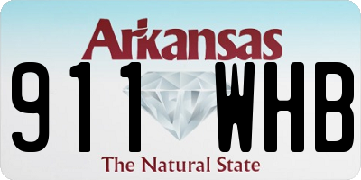AR license plate 911WHB