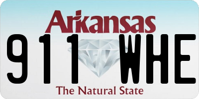 AR license plate 911WHE