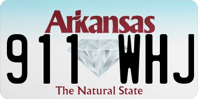 AR license plate 911WHJ