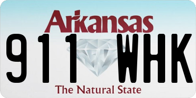 AR license plate 911WHK
