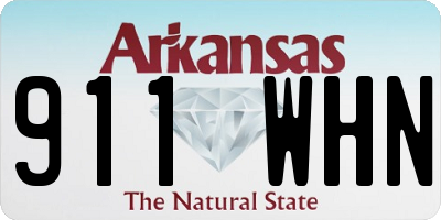 AR license plate 911WHN