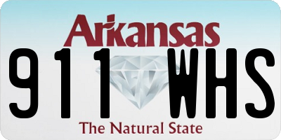 AR license plate 911WHS