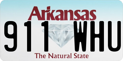 AR license plate 911WHU
