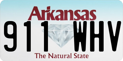 AR license plate 911WHV