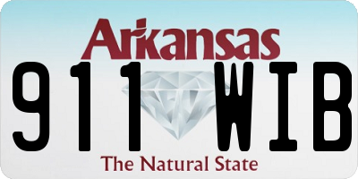AR license plate 911WIB
