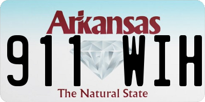 AR license plate 911WIH