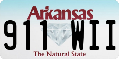 AR license plate 911WII