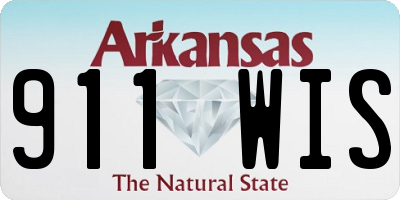 AR license plate 911WIS