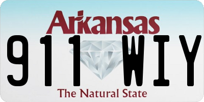 AR license plate 911WIY
