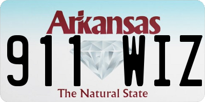 AR license plate 911WIZ