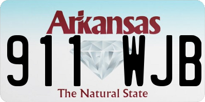 AR license plate 911WJB